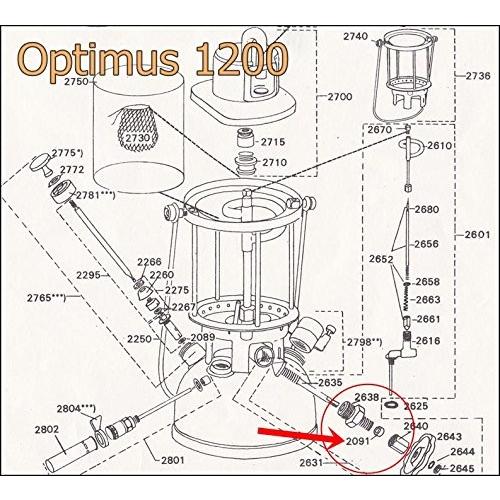 Primus-プリムス71等ランタン・ストーブ用グラファイトパッキン 1個