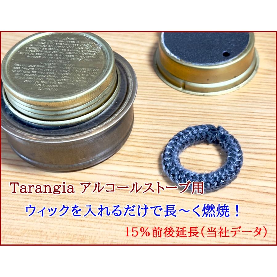 アルコールストーブに！燃焼が長持ちするウィック トランギアなどの