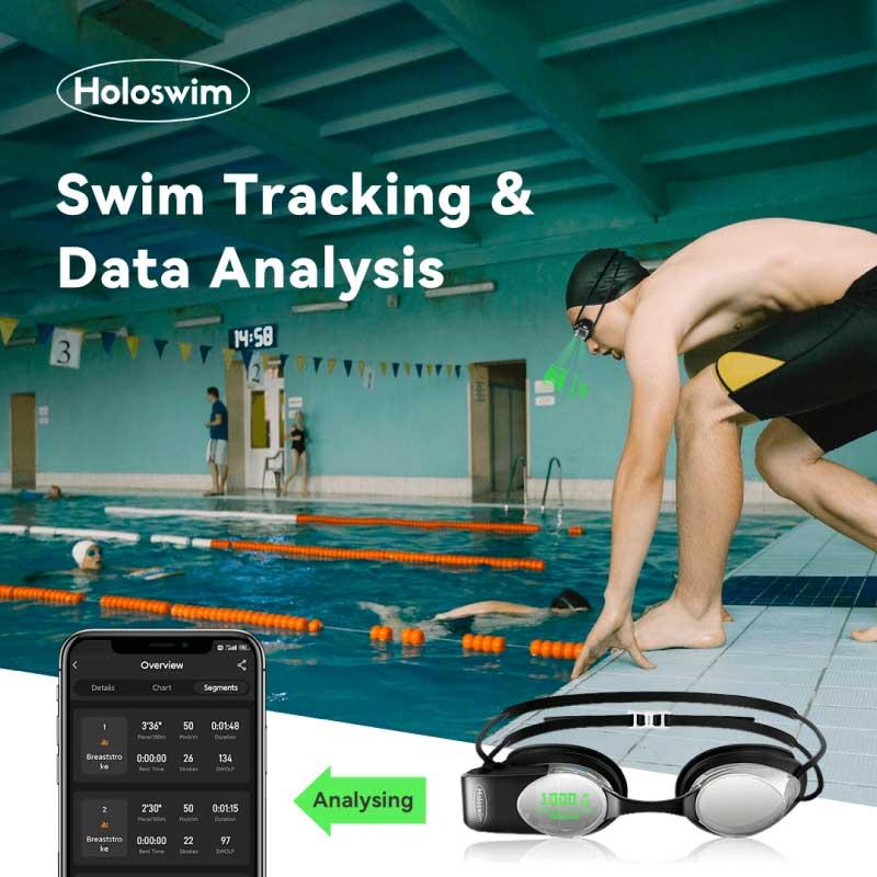 マリン+スイミング Holoswim Holoswim ホロスイム 競技用 スイムゴーグル グッドデザイン賞 AR