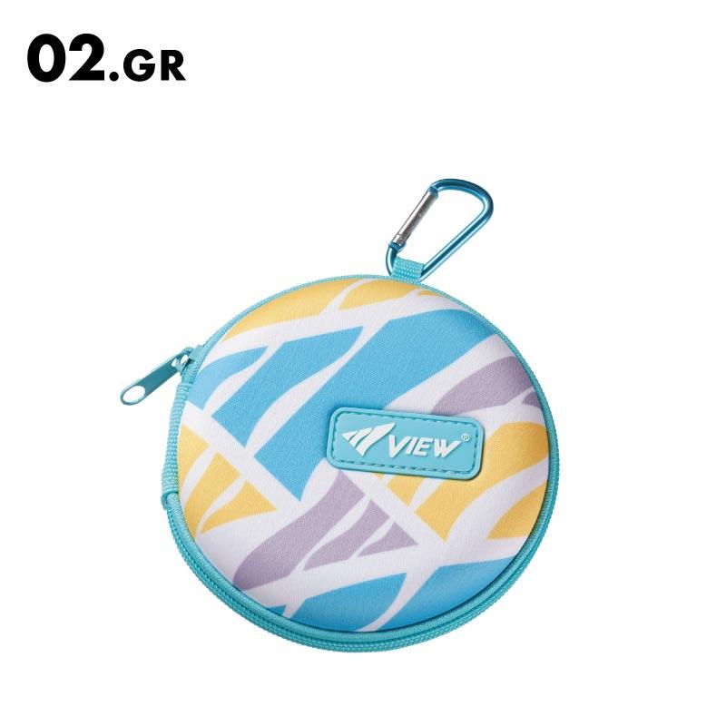 VIEW/ビュー カラビナ付 ゴーグルケース 24SS VA1304 水中メガネ 水中