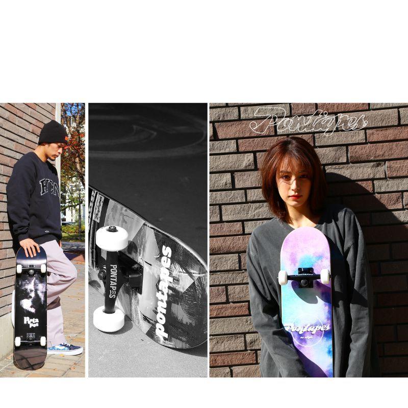 ポンタぺス スケートボード 完成品 8インチ スケートボード