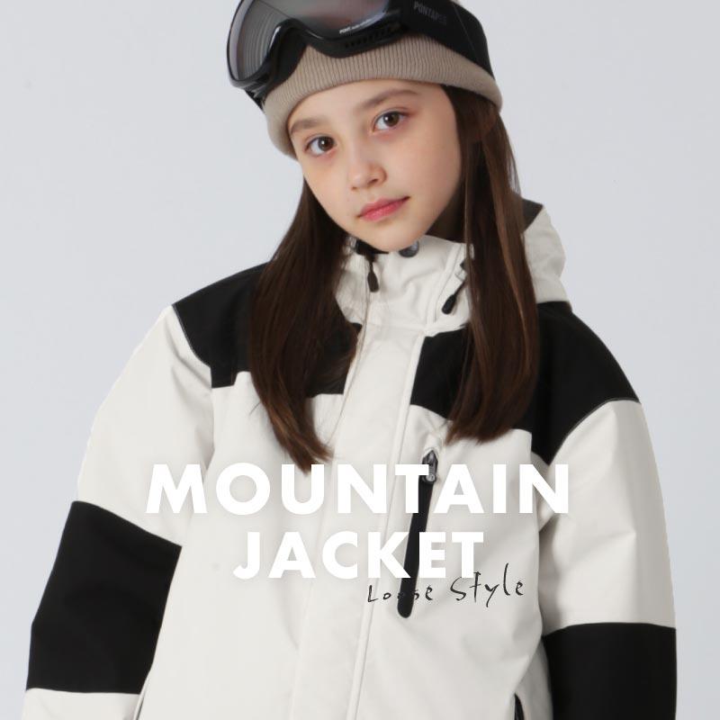 ポンタぺス（PONTAPES） スノーボードウェア キッズ ジャケット単品