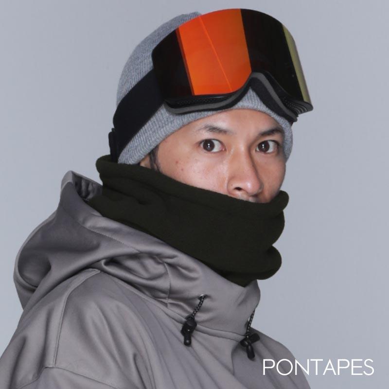 ポンタぺス（PONTAPES） ネックウォーマー スノーボード メンズ