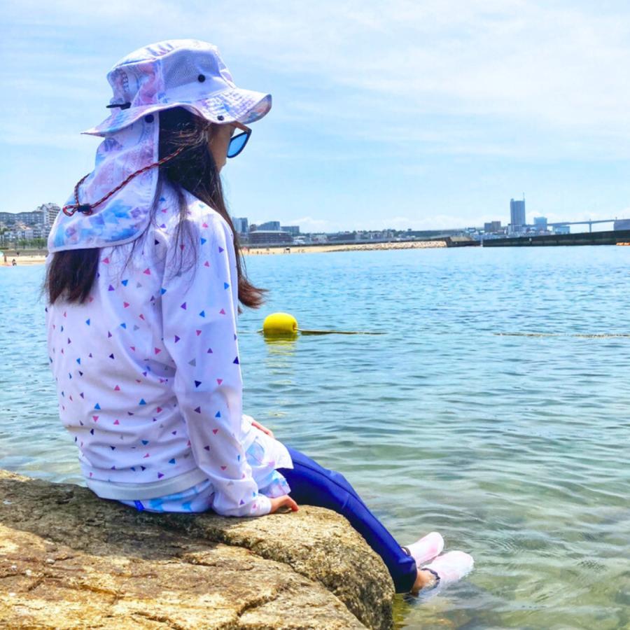 ラッシュガード キッズ 長袖 UVカット パーカー 冷感 夏用 メッシュ 羽織り 紫外線対策 子供用 男の子 女の子 ジュニア 110 120 130 140 150cm KJM-10 |  | 23