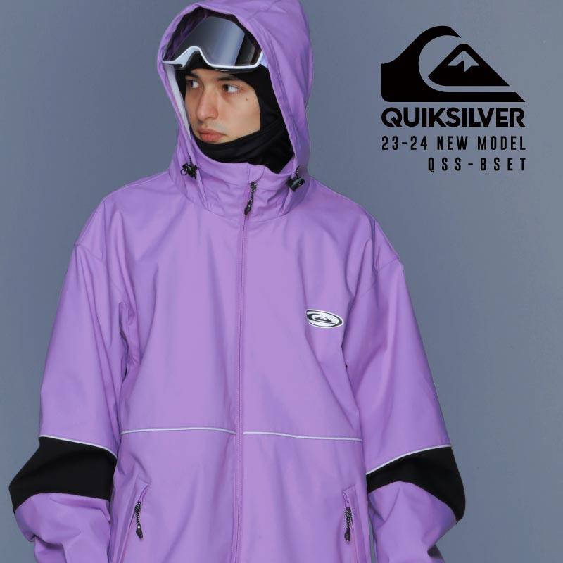 新品クイックシルバースノーボードウェア QUIKSILVER 紫 パープル