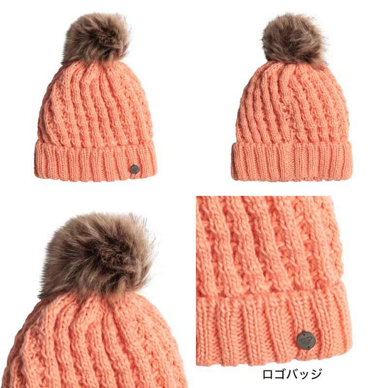 ROXY（ロキシー） キッズ ジュニア ニット帽 ボンボン BLIZZARD GIRL