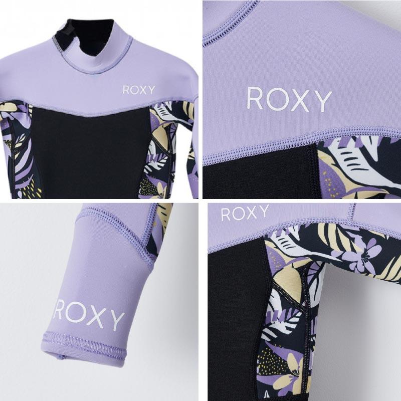 ROXY キッズ　フルスーツ 130サイズ カラフル ROXY（ロキシー） キッズ フルスーツ GIRL 2/2 SWELL BZ FULL FLATLOCK
