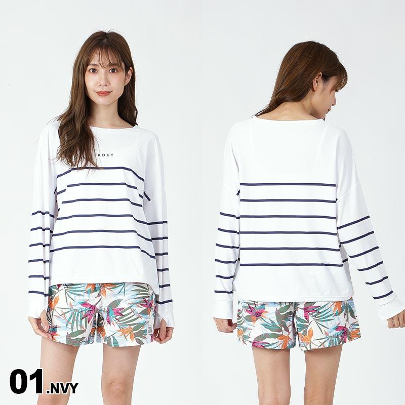 ROXY/ロキシー レディース ラッシュガード 長袖 Tシャツ ティーシャツ UVカット 吸汗 速乾 ビーチ 海水浴 プール RLY221066｜ocstyle｜02