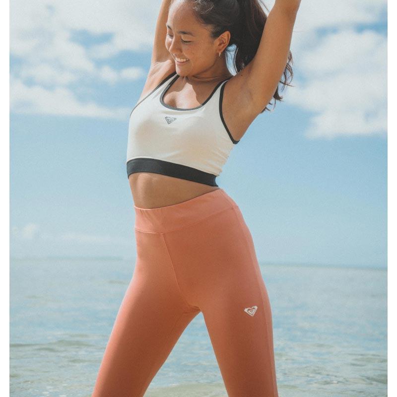 ROXY ロキシー　ヨガウェア スポーツブラL　レギンス M 上下セット　ブルー ROXY ロキシー ヨガウェア スポーツブラL レギンス M 上下セット