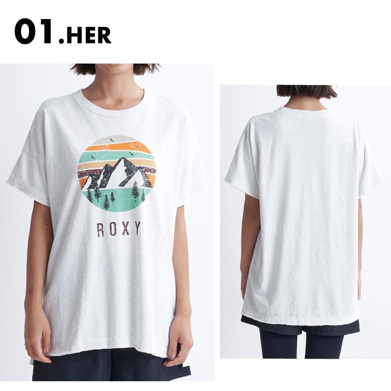 ROXY（ロキシー） UVCUT Tシャツ UV 半袖 加工 抗菌消臭 オーバー