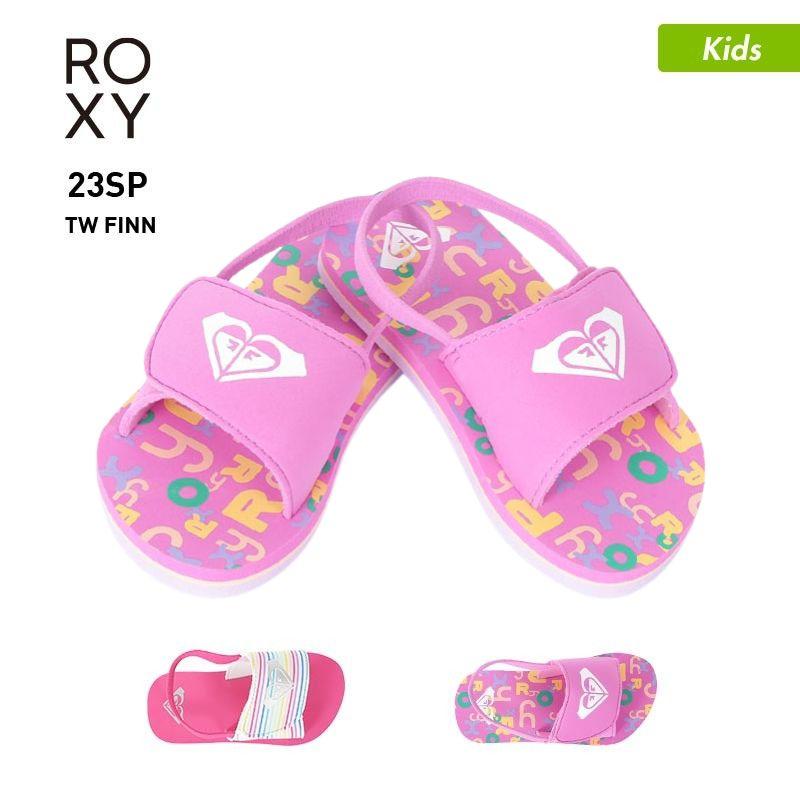 ロキシー キッズ ビーチサンダル ビーサン ペタサンダル コンフォートサンダル ビーチ 海水浴 プール ジュニア 子供用 女の子 ピンク 12cm TSD231241 ROXY | ROXY