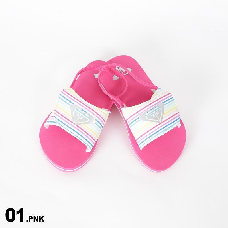 ロキシー キッズ ビーチサンダル ビーサン ペタサンダル コンフォートサンダル ビーチ 海水浴 プール ジュニア 子供用 女の子 ピンク 12cm TSD231241 ROXY | ROXY | 03