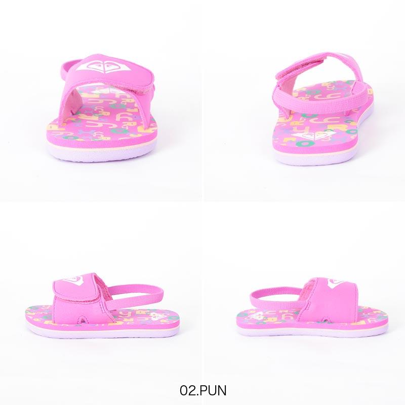 ロキシー キッズ ビーチサンダル ビーサン ペタサンダル コンフォートサンダル ビーチ 海水浴 プール ジュニア 子供用 女の子 ピンク 12cm TSD231241 ROXY | ROXY | 06