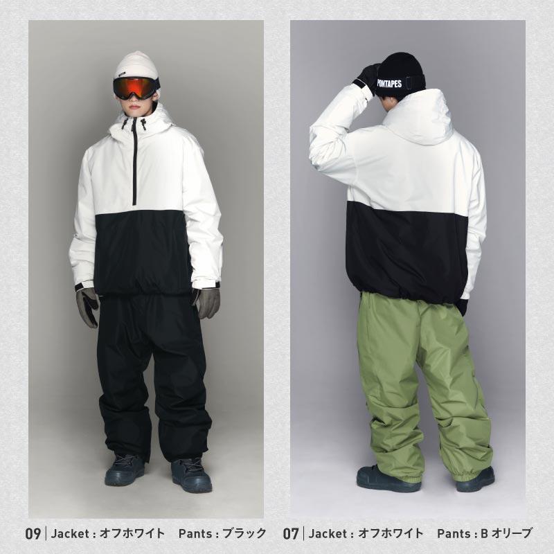 ★ポンタペス/スノーボードウェア上下★Sサイズ ポンタぺス（PONTAPES） スノーボードウェア 上下セット スノボウェア