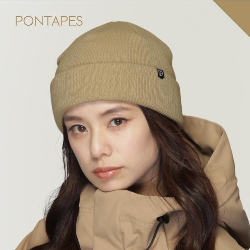 ポンタぺス（PONTAPES） スノーボード ニット帽 メンズ レディース