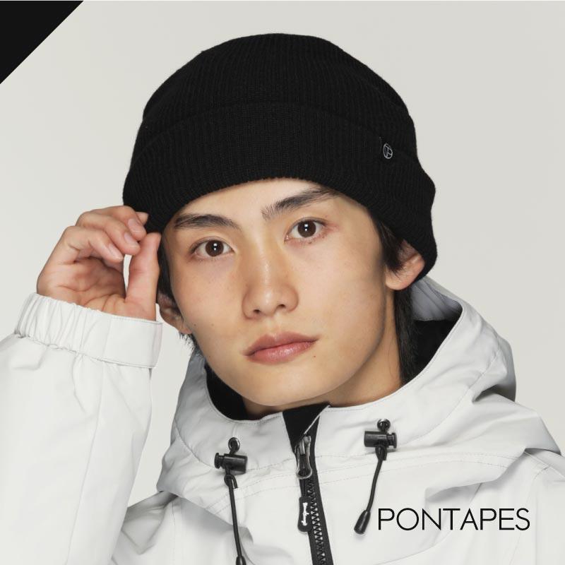 ポンタぺス（PONTAPES） スノーボード ニット帽 メンズ レディース