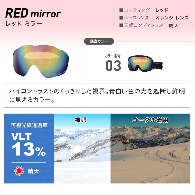 スノーボード ゴーグル メンズ UVカット ダブルレンズ 収納袋付き 球面レンズ ベンチレーション スキー スノーゴーグル PONTAPES PNP-893 | ポンタぺス | 15