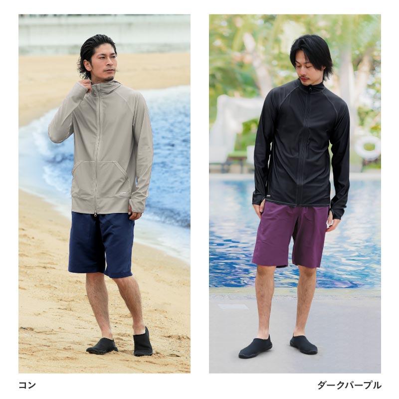 サーフパンツ メンズ 水着 ロング丈 一体型インナーメッシュ付 ボードショーツ サーフショーツ 海パン 速乾 男性用 水陸両用 紫外線対策 大きい PR-4990 | ポンタぺス | 17