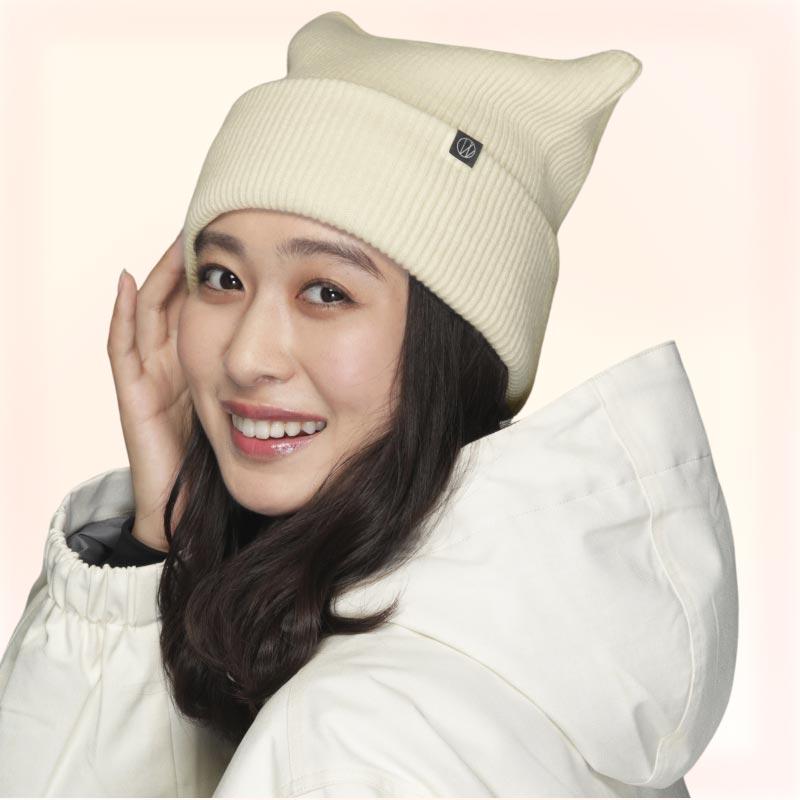 ICEPARDAL（アイスパーダル） ニット帽 猫耳 レディース ねこみみ ねこ