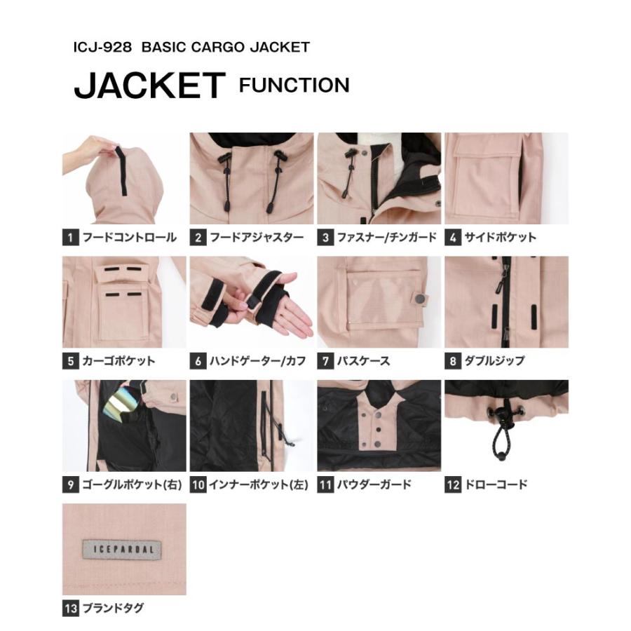 ICEPARDAL（アイスパーダル） スノーボードウェア レディース