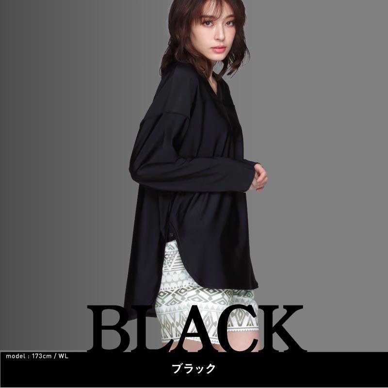 ラッシュガード レディース 長袖 Tシャツ ロング丈 冷感 オーバーサイズ UPF50＋ UVカット 水着 体型カバー 水陸両用 フィットネス ジムウェア 速乾 IF-142 | ICEPARDAL | 19