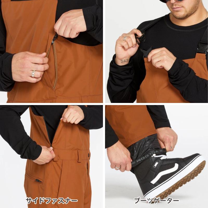 VOLCOM（ボルコム） スノーウェア ビブパンツ メンズ V.CO SPARTA BIB