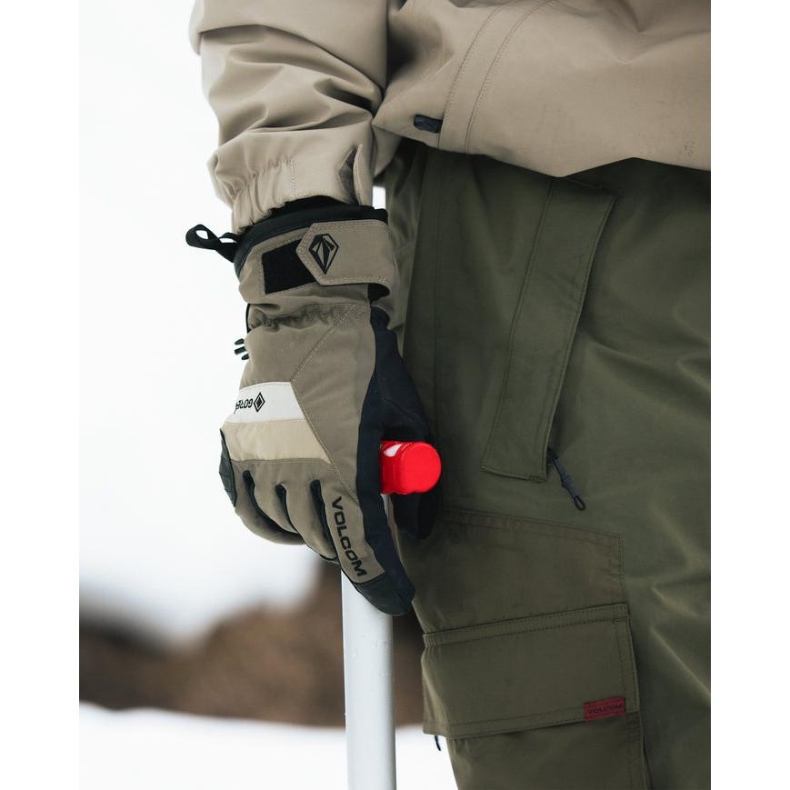 VOLCOM グローブ　スノーボード　レザー　ボルコム　GORE-TEX　5本指 VOLCOM GORE-TEX ボルコム スノーボード グローブ 5本指 レザー VOLCOM