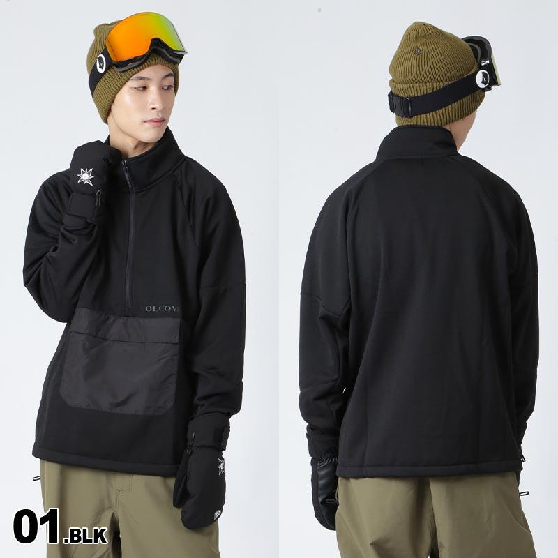 VOLCOM（ボルコム） メンズ フリースプルオーバー G4152400 ジップ