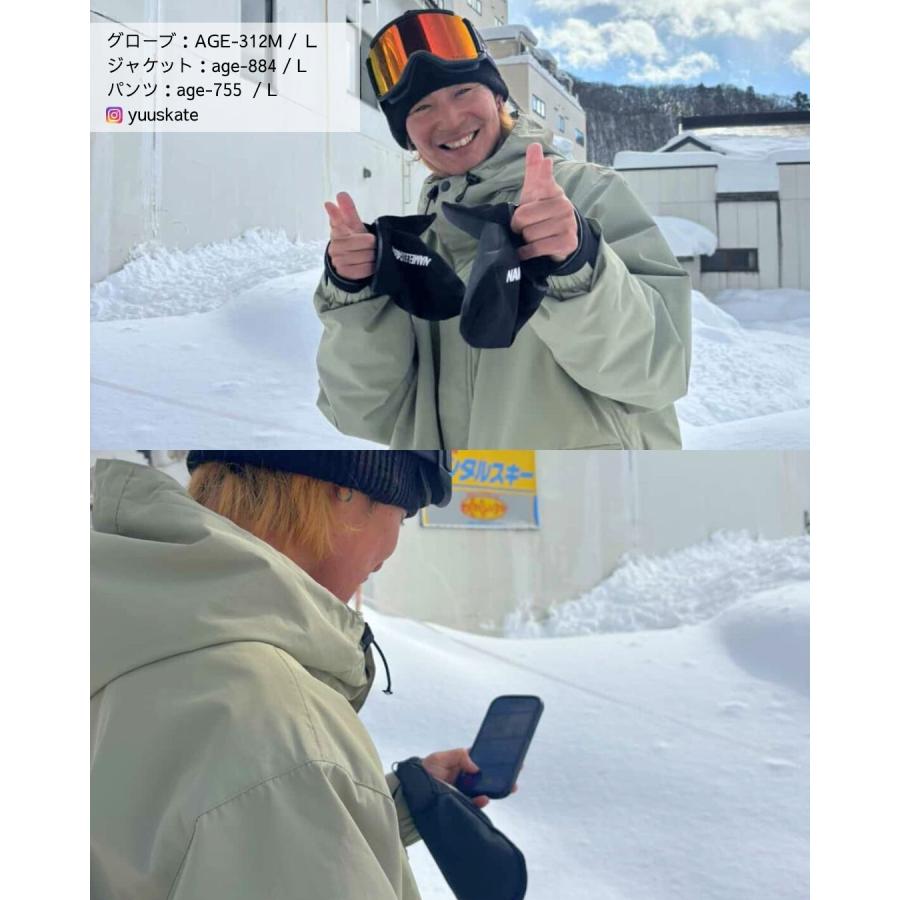 ネームレスエイジ（namelessage） スノーグローブ ミトングローブ