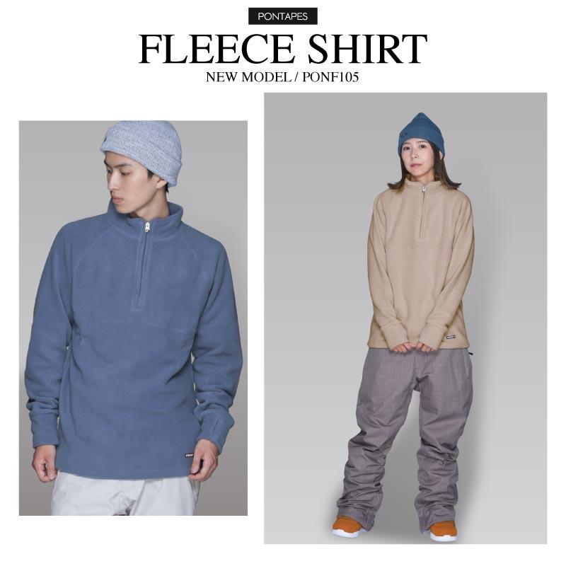 ポンタぺス（PONTAPES） スノーボードウェア フリース メンズ