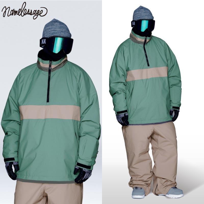 スノーボードウェア ジャケット メンズ レディース フードレス プル  