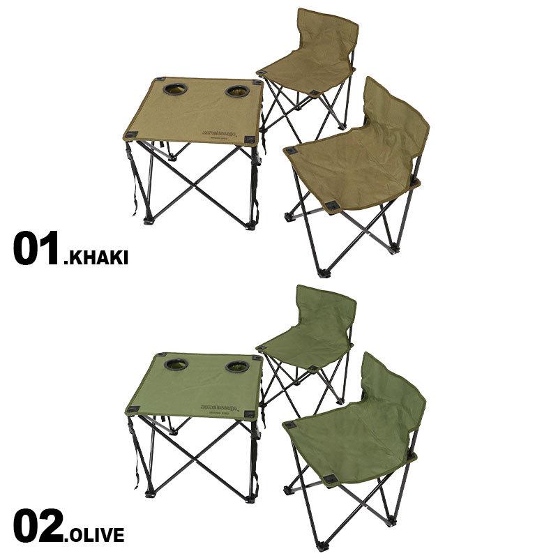 ネームレスエイジ（namelessage） キャンプセット イス＆テーブル 3点