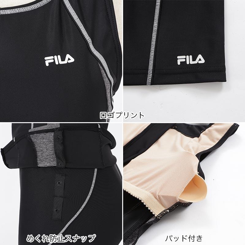 FILA/フィラ レディース 水着 セパレート フィットネス水着 上下2点セット フルジップ スイムウェア ジップアップ めくれ防止 パッド付き 313-202-5 | FILA | 10