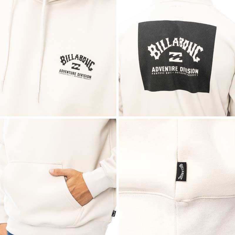 BILLABONG/ビラボン メンズ 撥水 パーカー ADIV LOGO HOOD 2024 FALL 長袖 長そで 秋冬 はっすい プルオーバー ボンディング素材  BE012-011 BILLABONG（ビラボン） メンズ 撥水 パーカー ADIV LOGO HOOD 2024