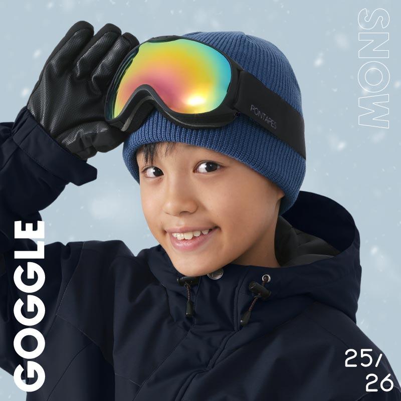 ポンタぺス（PONTAPES） スノーボード ゴーグル キッズ こども用
