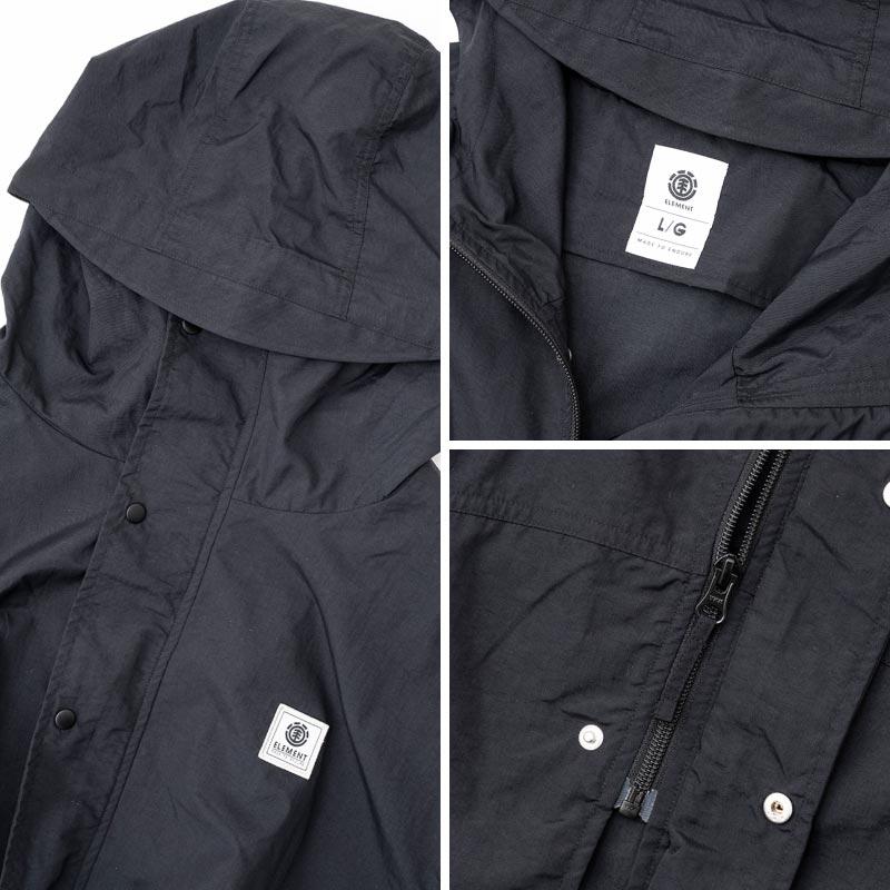 ELEMENT/エレメント メンズ 撥水ジャケット NIAR COAT WR ナイロンコート ロングコート アウトドア ウエストドローコード BE021-754 ELEMENT（エレメント） メンズ 撥水ジャケット NIAR COAT WR ナイロン