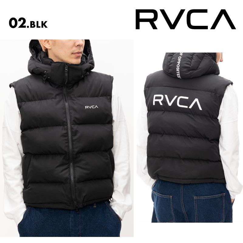 RVCA (ルーカ） PUFFER VEST ジャケット 黒 Lサイズ RVCA (ルーカ） PUFFER VEST ジャケット 黒 Lサイズ