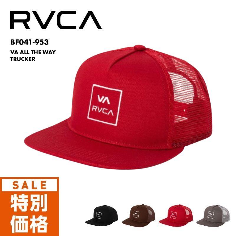 RVCA（ルーカ） キャップ メンズ レッド 赤 VA ALL THE WAY TRUCKER 