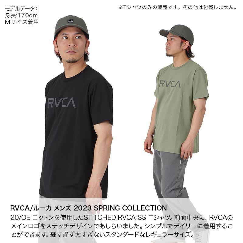 RVCA/ルーカ メンズ 半袖 半そで Tシャツ ティーシャツ トップス クルーネック ロゴ BD041-238｜ocstyle｜05