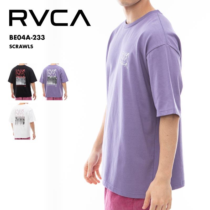 RVCA（ルーカ） Tシャツ メンズ 半袖 夏服 トップス 紫 パープル