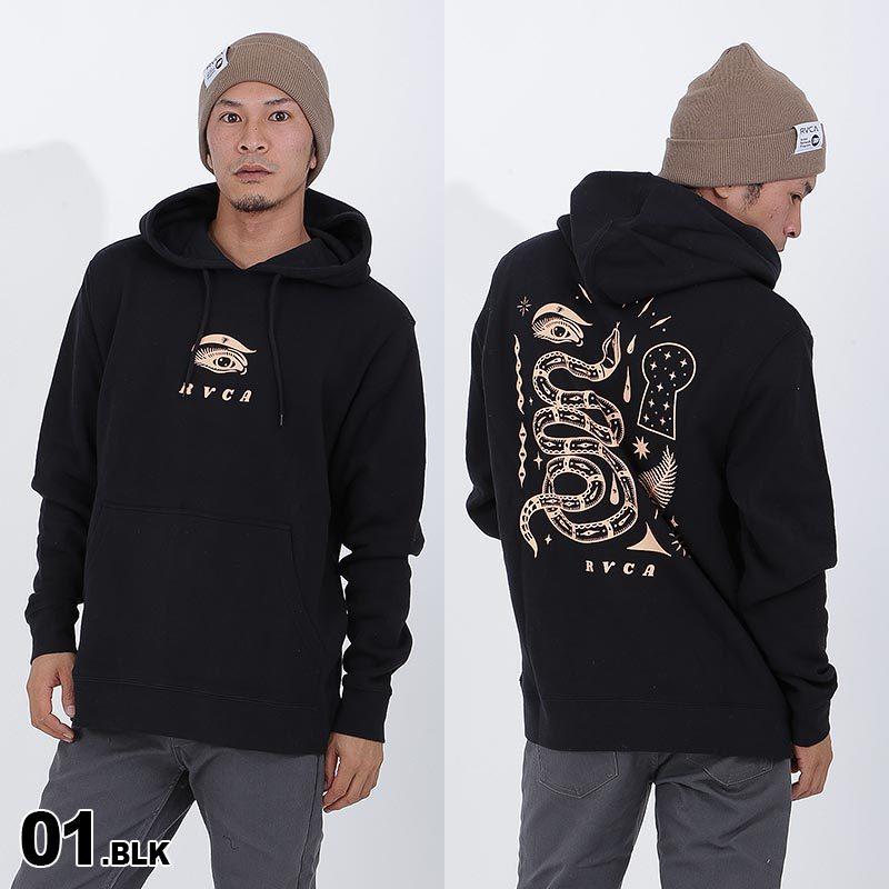 Rvca ルーカ メンズ 長袖 パーカー プルオーバー プルパーカー フーデッドパーカー トップス ブラック 黒 ピンク Ba042 010 Oc Style Paypayモール店 通販 Paypayモール