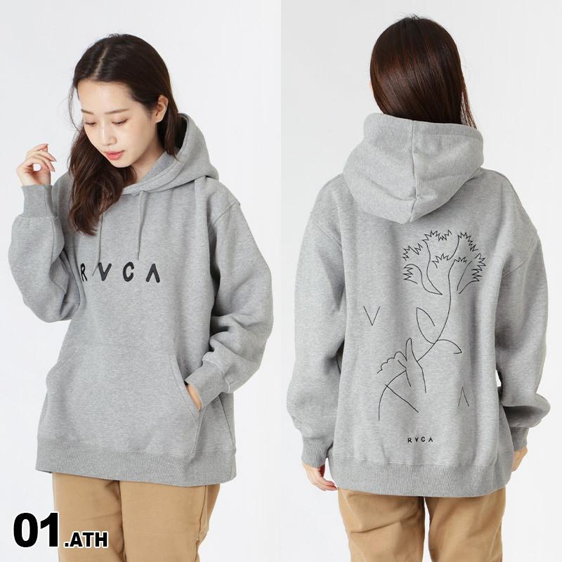 RVCA/ルーカ レディース 長袖 パーカー プルオーバー プルパーカー 