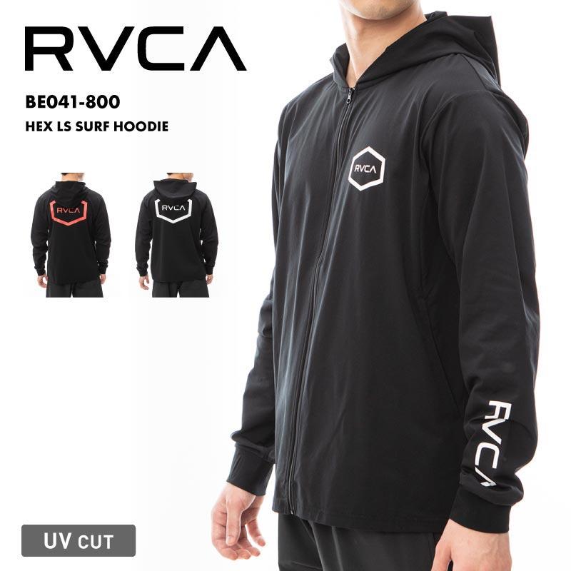 RVCA（ルーカ） メンズ 長袖 ジップ ラッシュガード フード付き