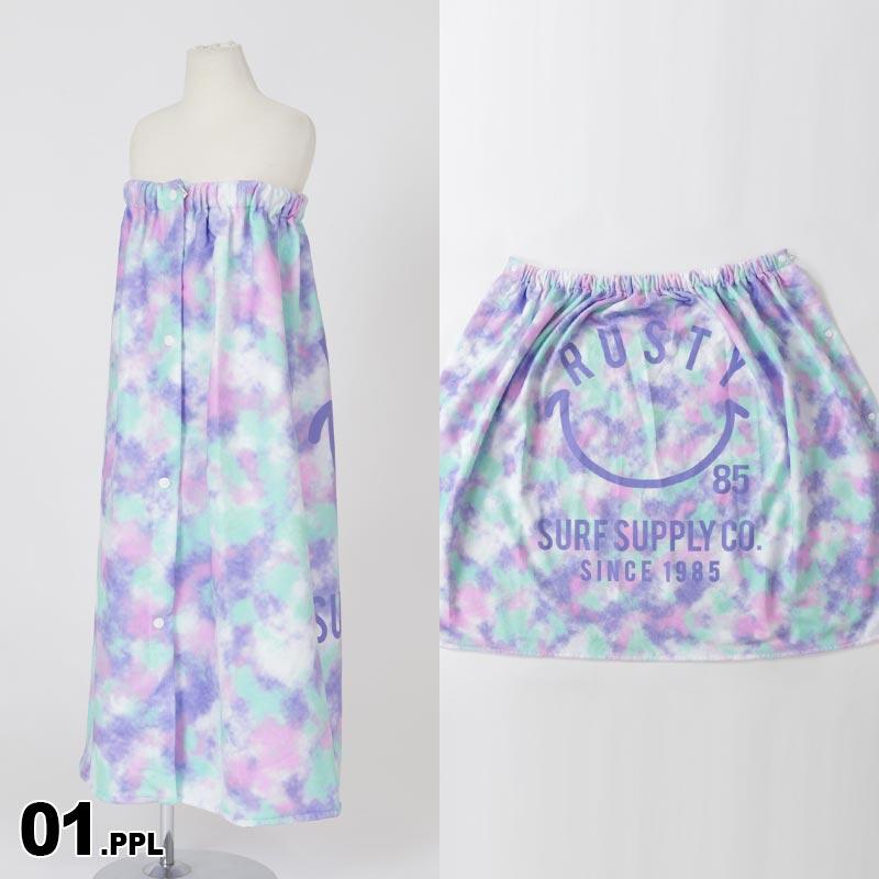 RUSTY（ラスティ） キッズ ラップタオル 巻きタオル お着替えタオル