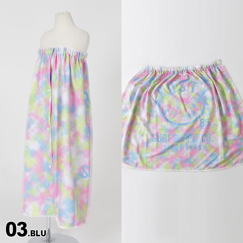 RUSTY（ラスティ） キッズ ラップタオル 巻きタオル お着替えタオル