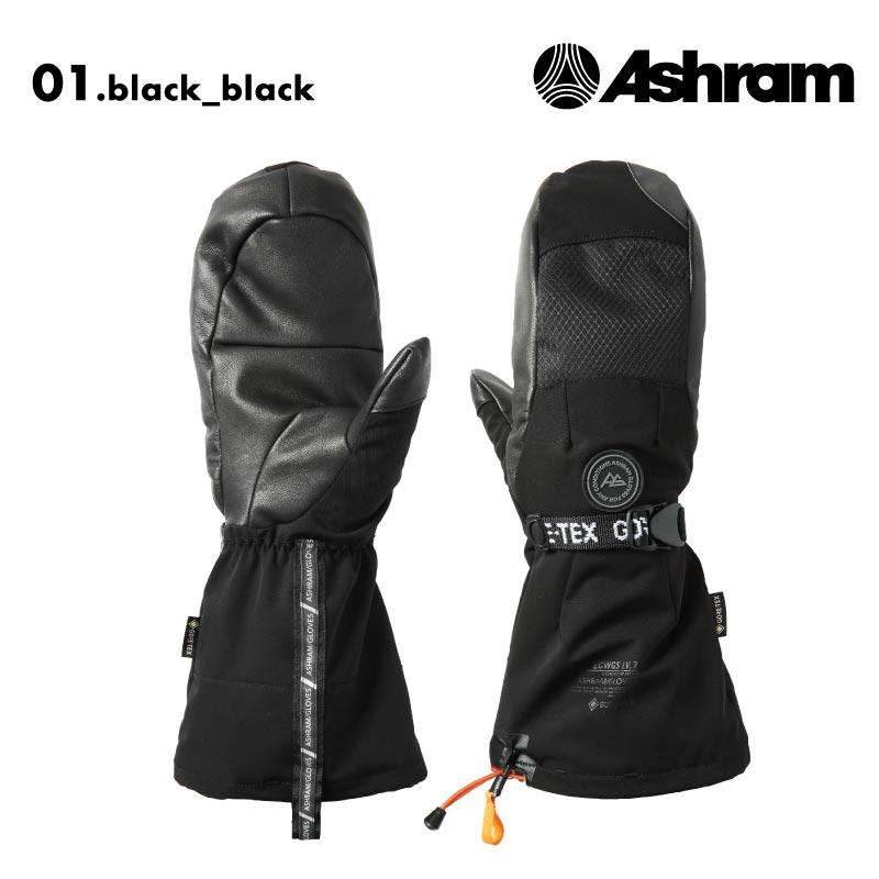 新品未使用　タグ付　ASHRAM アシュラム　スノーグローブ　L/XL アシュラム ミトングローブ メンズ GORE-TEX ロングカフ スノーボード