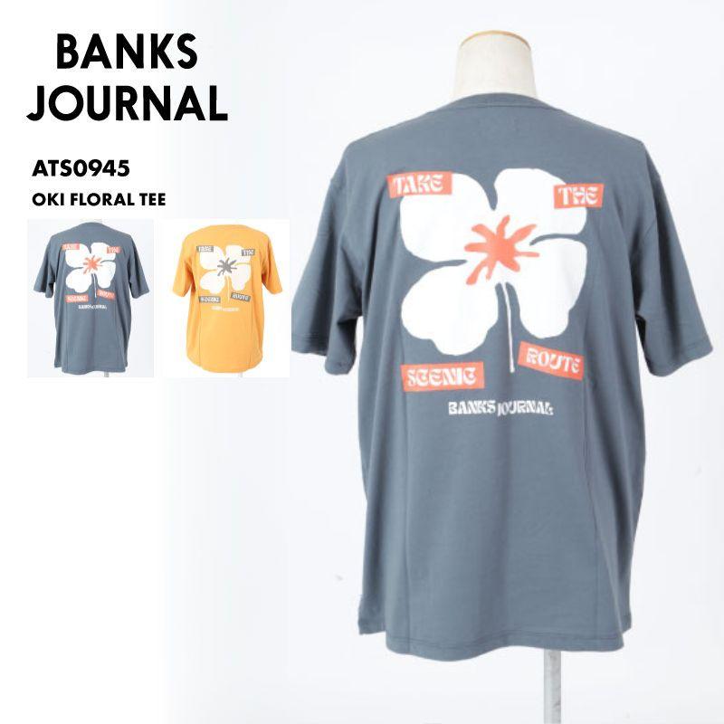 BANKS JOURNAL/バンクスジャーナル メンズ 半袖 Tシャツ オレンジ