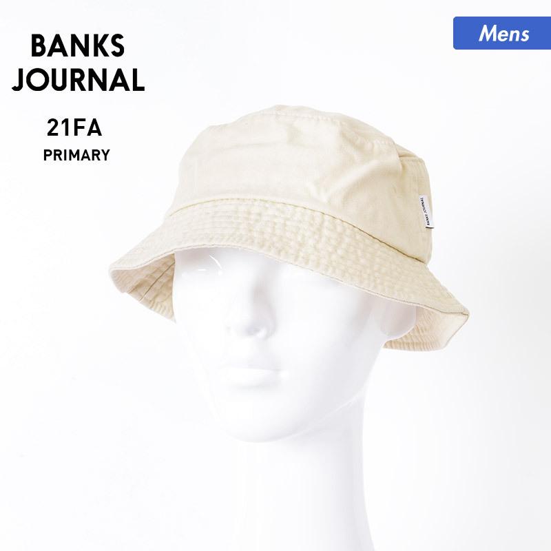 【SALE】 BANKS JOURNAL/バンクスジャーナル メンズ バケットハット 帽子 コットンハット カジュアル 紫外線対策 アウトドア 無地 シンプル HA0156｜ocstyle