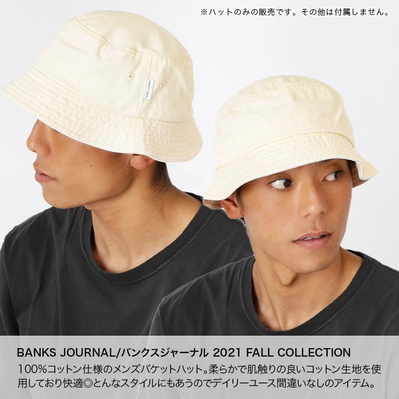 【SALE】 BANKS JOURNAL/バンクスジャーナル メンズ バケットハット 帽子 コットンハット カジュアル 紫外線対策 アウトドア 無地 シンプル HA0156｜ocstyle｜05