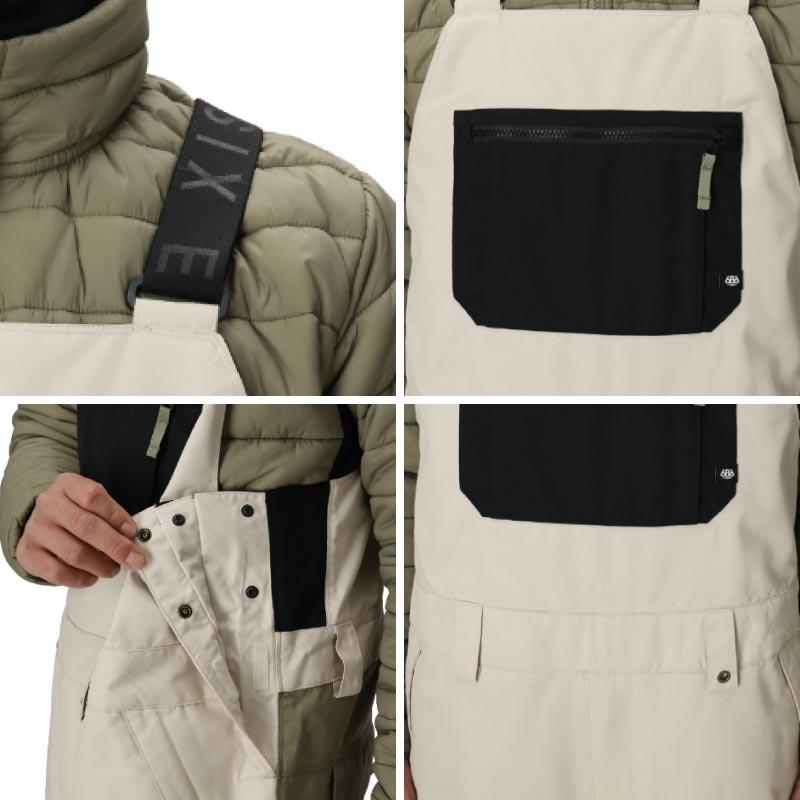 686（シックスエイトシックス） メンズ スノービブパンツ MENS HOT LAP